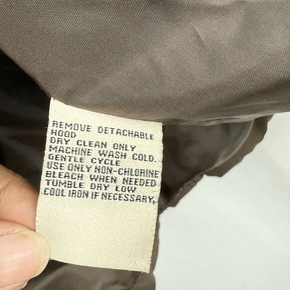 JONES NEW YORK Sport Women’s Coat Size L Brown Jacket Drawstring Waist - Picture 13 of 16